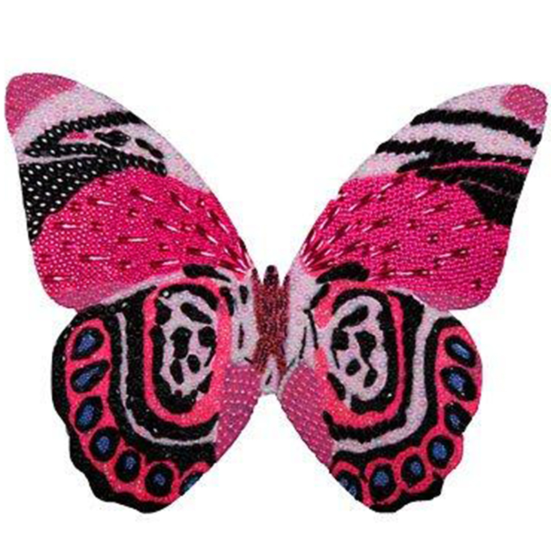 Картина "Pink and Black Mini Butterfly Cut Out" Мульти Картина "Pink and Black Mini Butterfly Cut Out" Мульти в Кирове | Loft Concept