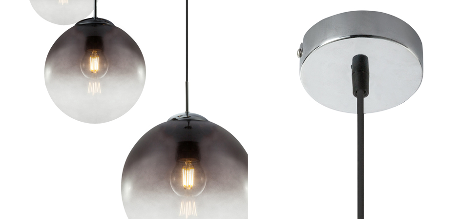 Светильник Ball Sunrise Pendant lamp smok 1 плафон Светильник Ball Sunrise Pendant lamp smok 1 плафон - Loft-Concept в Кирове