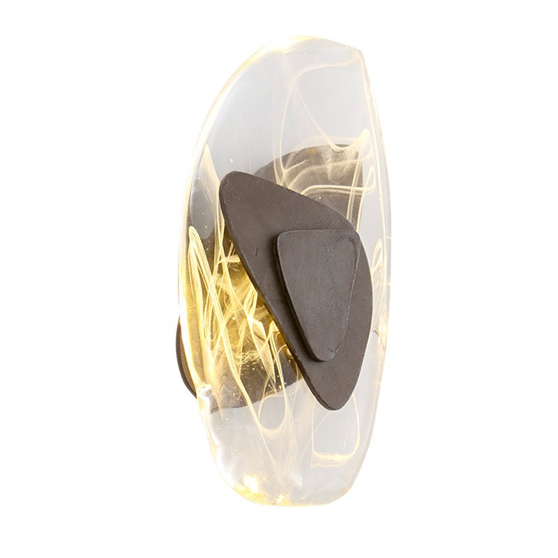 Бра Transparent Pebbles Sconces Темная бронза Прозрачный Бра Transparent Pebbles Sconces Темная бронза Прозрачный в Кирове | Loft Concept