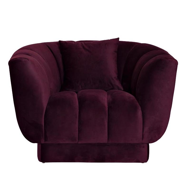 Кресло Miss Armchair Пурпурно-фиолетовый Кресло Miss Armchair Пурпурно-фиолетовый в Кирове | Loft Concept
