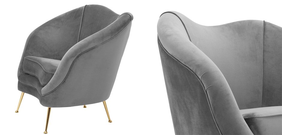 Кресло Eichholtz Chair Cambiano Grey Кресло Eichholtz Chair Cambiano Grey - Loft-Concept в Кирове