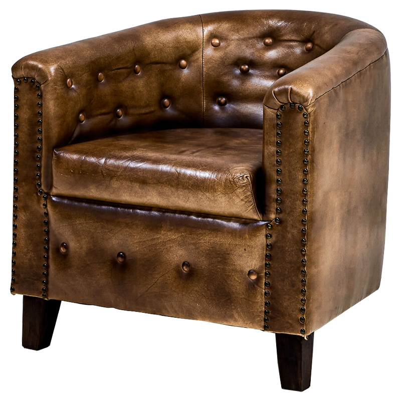 Кресло Grantham Chair Коричневый винтаж Кресло Grantham Chair Коричневый винтаж в Кирове | Loft Concept