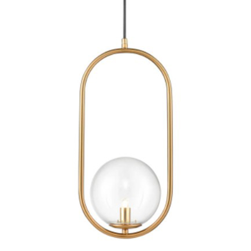 Подвесной светильник B.LUX C Ball oval gold Золотой Прозрачное Стекло Подвесной светильник B.LUX C Ball oval gold Золотой Прозрачное Стекло в Кирове | Loft Concept