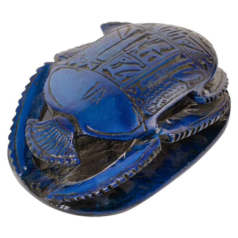 Статуэтка Скарабей Scarab Beetle blue Синий Статуэтка Скарабей Scarab Beetle blue Синий в Кирове | Loft Concept