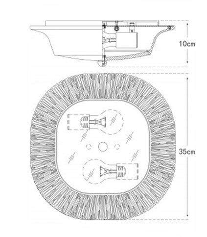 Потолочный светильник Utopia Round Sconce Gold Потолочный светильник Utopia Round Sconce Gold в Кирове