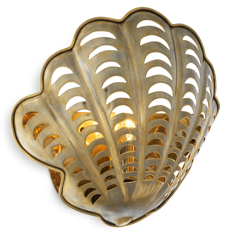 Бра Eichholtz Wall Lamp Larabee Винтажная латунь Бра Eichholtz Wall Lamp Larabee Винтажная латунь в Кирове | Loft Concept