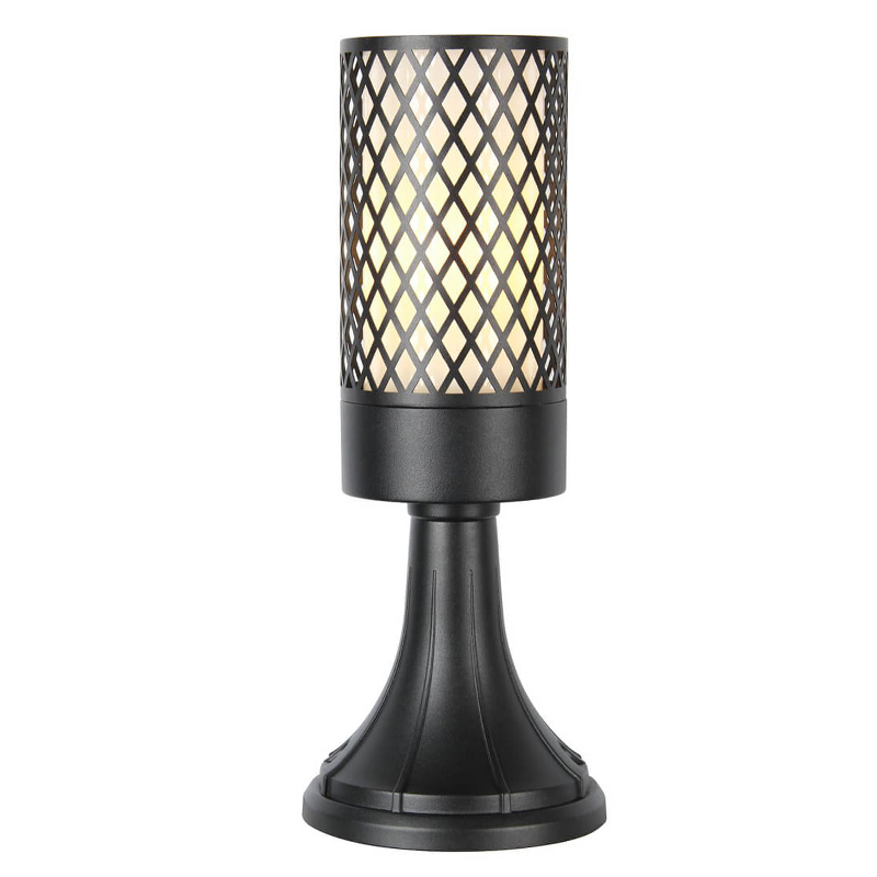 Уличный светильник Holger Street Lamp A Черный Белое матовое стекло Уличный светильник Holger Street Lamp A Черный Белое матовое стекло в Кирове | Loft Concept