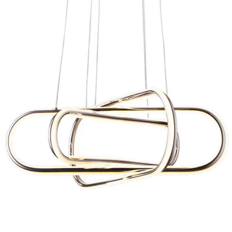 Люстра Joint Ovao Silver Chandelier Хром в Кирове | Loft Concept 