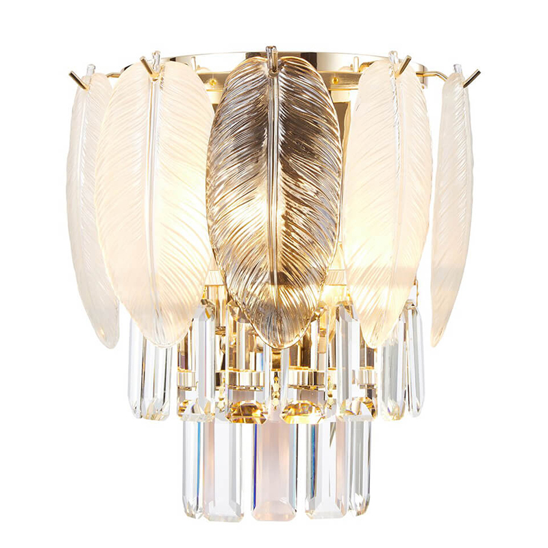 Бра Crystal in Petals Wall Lamp Глянцевое золото Бра Crystal in Petals Wall Lamp Глянцевое золото в Кирове | Loft Concept