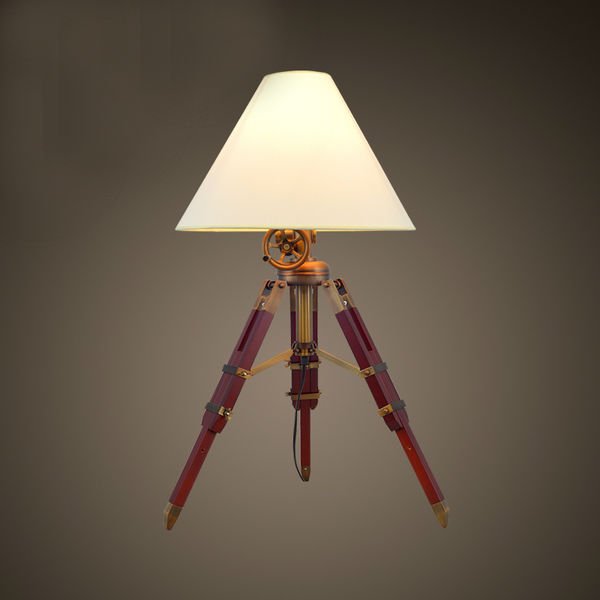 Настольная лампа Table Standing Lamp Red Бургундский красный в Кирове | Loft Concept 