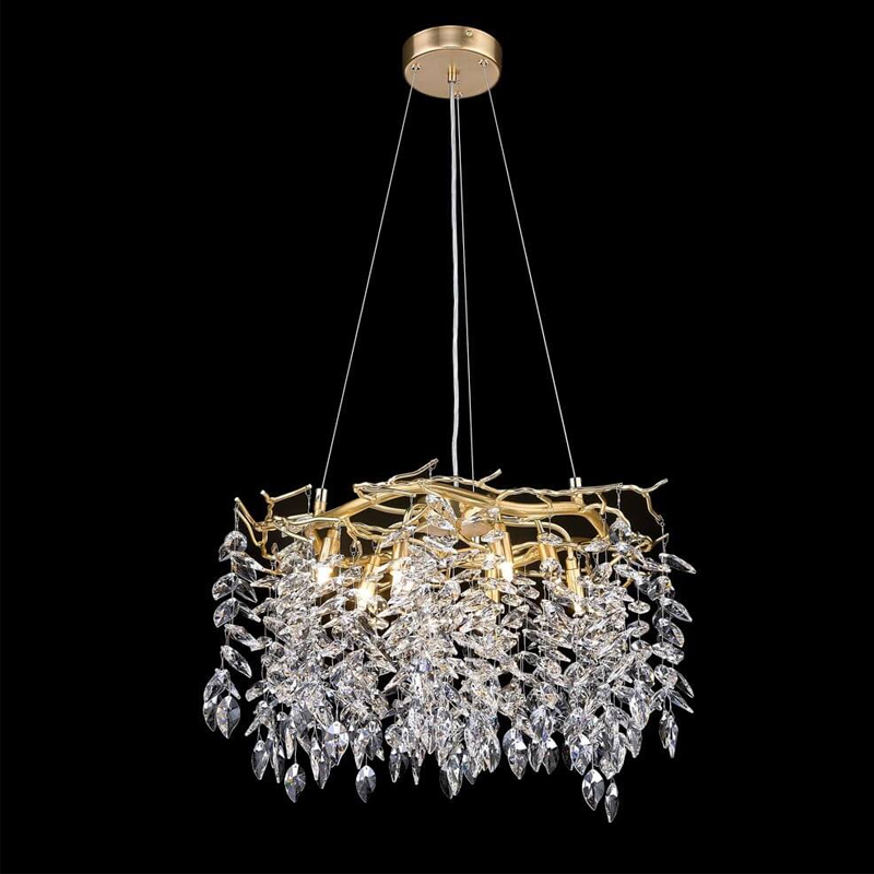 Хрустальная Люстра Diana Gold Small Золотой Хрустальная Люстра Diana Gold Small Золотой в Кирове | Loft Concept