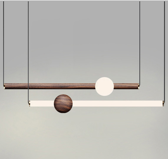 Люстра ORION GLOBE LIGHT wood Коричневый Белый Люстра ORION GLOBE LIGHT wood Коричневый Белый в Кирове | Loft Concept
