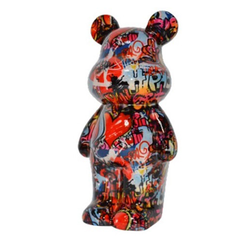 Статуэтка Graffiti Bear red Мульти Статуэтка Graffiti Bear red Мульти в Кирове | Loft Concept