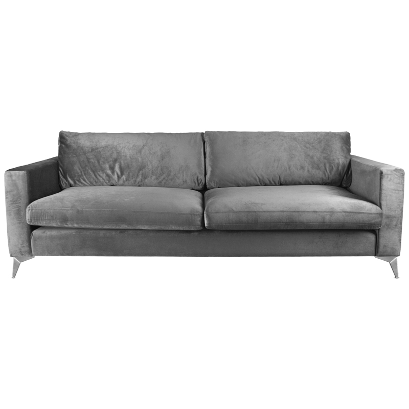Диван Стокгольм Stockholm Sofa Серый Нержавеющая сталь Диван Стокгольм Stockholm Sofa Серый Нержавеющая сталь в Кирове | Loft Concept