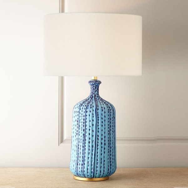 Настольная лампа circa lighting Culloden Table Lamp Бирюзовый Настольная лампа circa lighting Culloden Table Lamp Бирюзовый в Кирове | Loft Concept