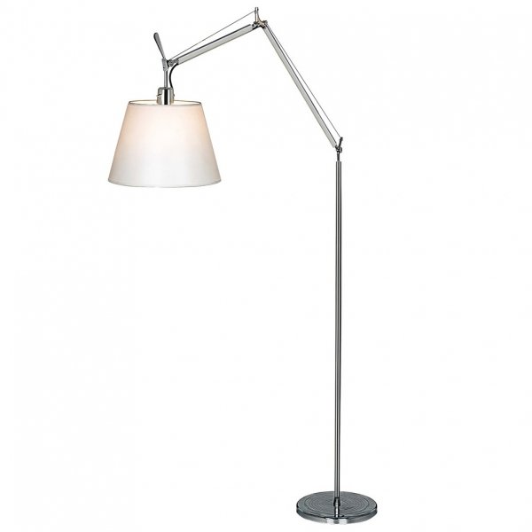Напольная лампа Tolomeo Terra Mega Белый Хром Напольная лампа Tolomeo Terra Mega Белый Хром в Кирове | Loft Concept