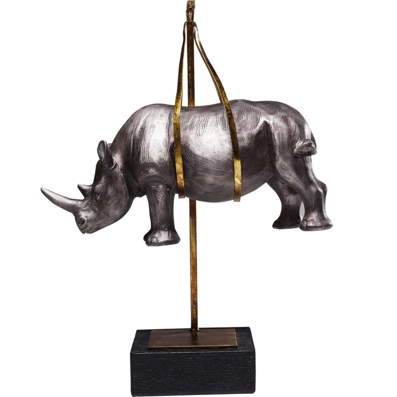 Статуэтка Hanged Rhino Сталь Статуэтка Hanged Rhino Сталь в Кирове | Loft Concept