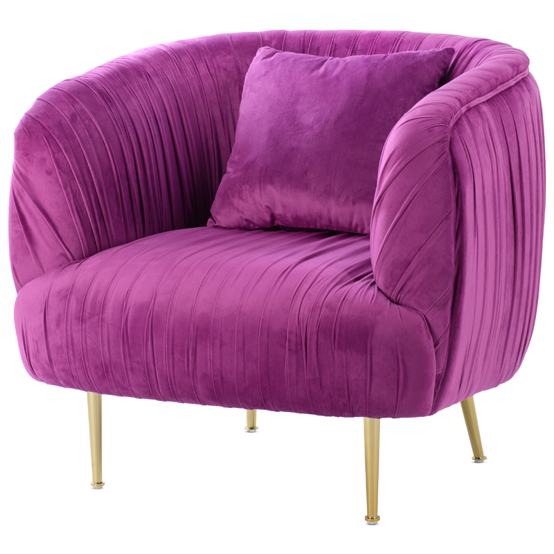 Кресло SOUFFLE CHAIR purple Фуксия Золотой Кресло SOUFFLE CHAIR purple Фуксия Золотой в Кирове | Loft Concept
