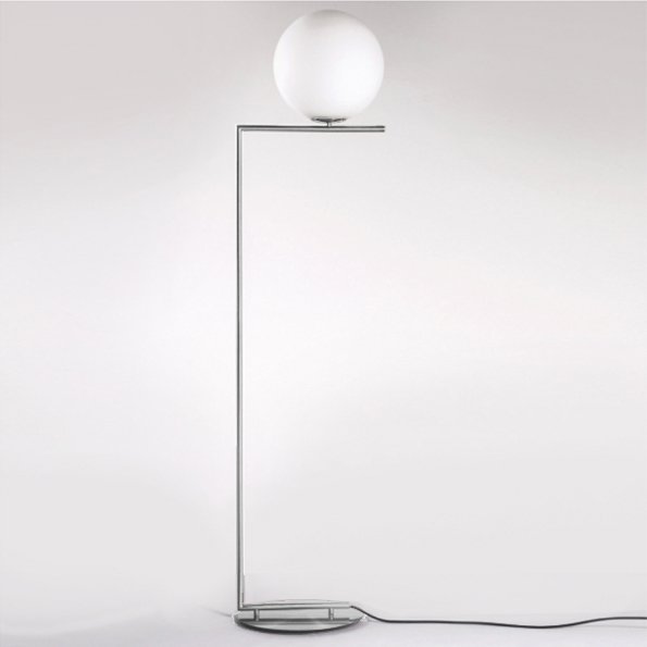 Торшер FLOS IC Lighting Flos Chrome Белый Хром Торшер FLOS IC Lighting Flos Chrome Белый Хром в Кирове | Loft Concept