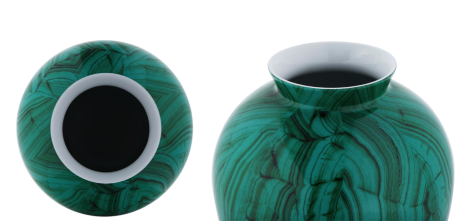Ваза Malachite Vase barrel Ваза Malachite Vase barrel - Loft-Concept в Кирове