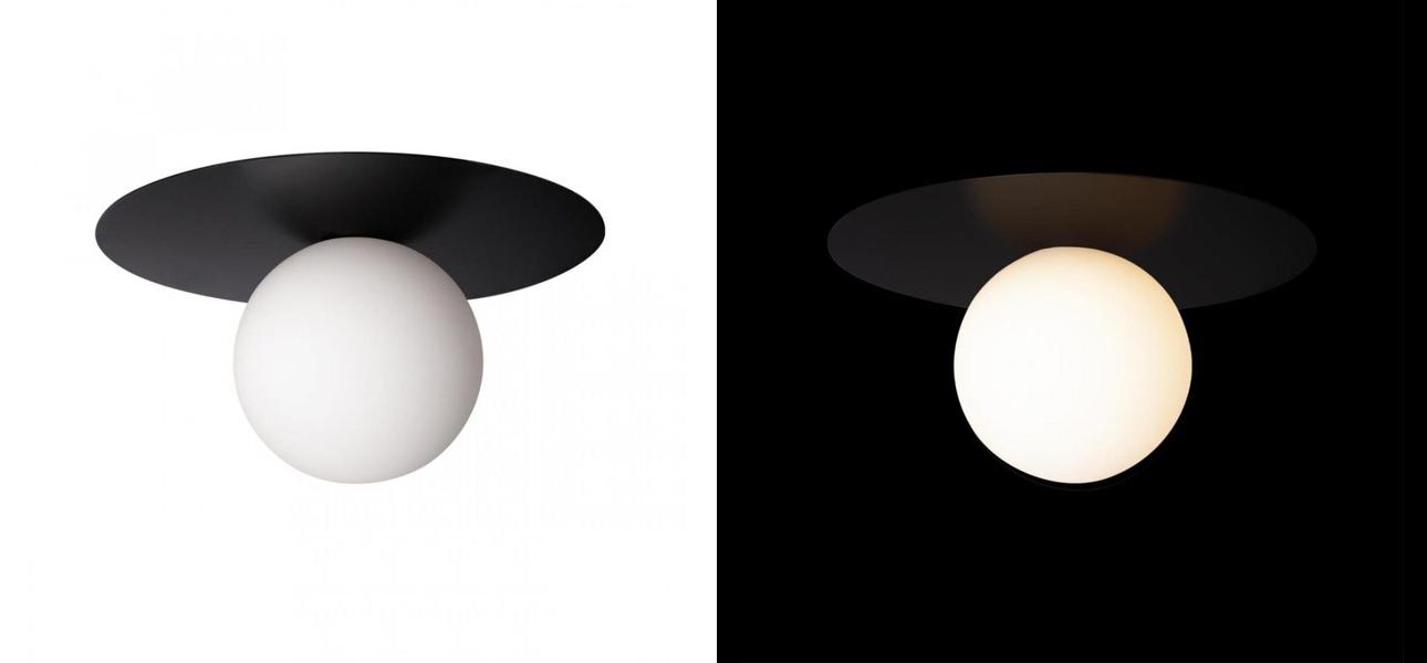 Светильник потолочный MATISSE Black 25 см - фото