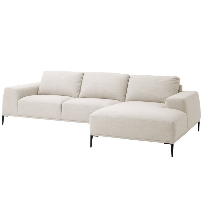 Диван Eichholtz Lounge Sofa Montado natural Молочный Черный Диван Eichholtz Lounge Sofa Montado natural Молочный Черный в Кирове | Loft Concept