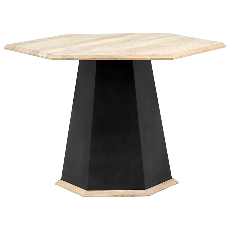 Обеденный стол Xanthe Hexagonal Dining Table Черный ivory ( слоновая кость ) Обеденный стол Xanthe Hexagonal Dining Table Черный ivory ( слоновая кость ) в Кирове | Loft Concept