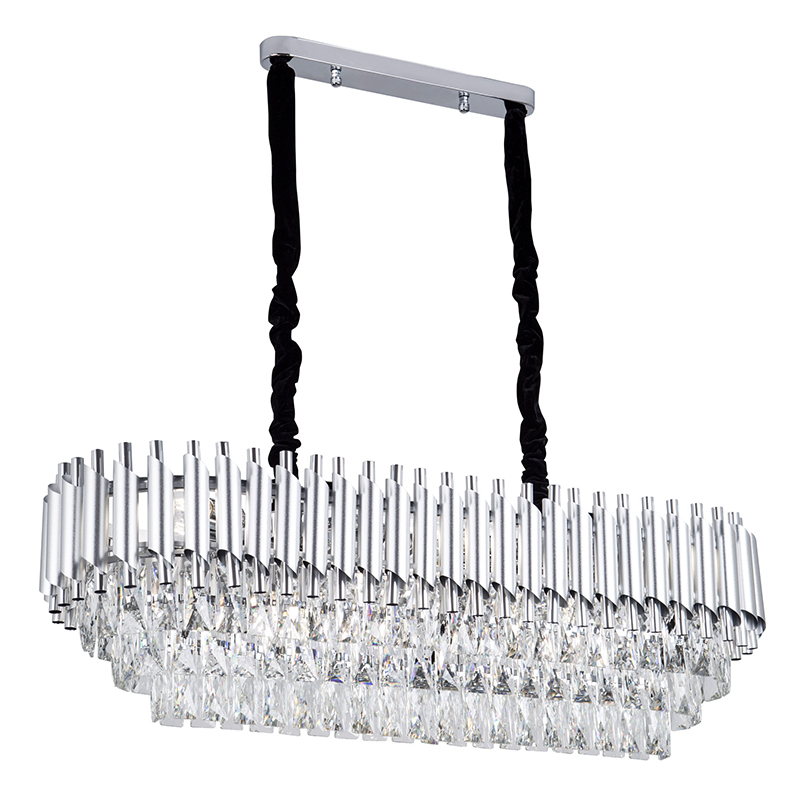 Большая многоярусная люстра Empire Crystal Silver Серебряный Большая многоярусная люстра Empire Crystal Silver Серебряный в Кирове | Loft Concept