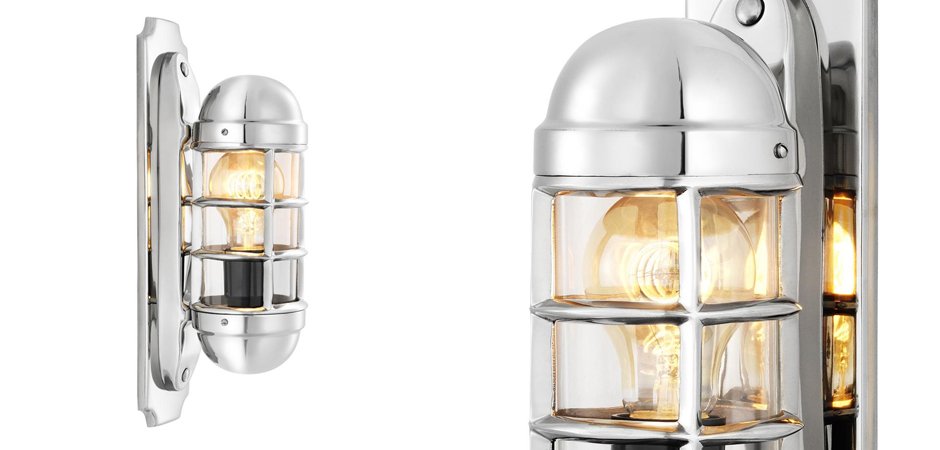 Бра Eichholtz Wall Lamp Le Caprice Nickel - Loft-Concept в Кирове