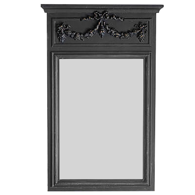 Зеркало Arcadie Mirror Black Винтажный черный Зеркало Arcadie Mirror Black Винтажный черный в Кирове | Loft Concept