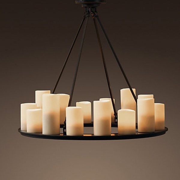 Люстра PILLAR CANDLE 80 Черный Люстра PILLAR CANDLE 80 Черный в Кирове | Loft Concept