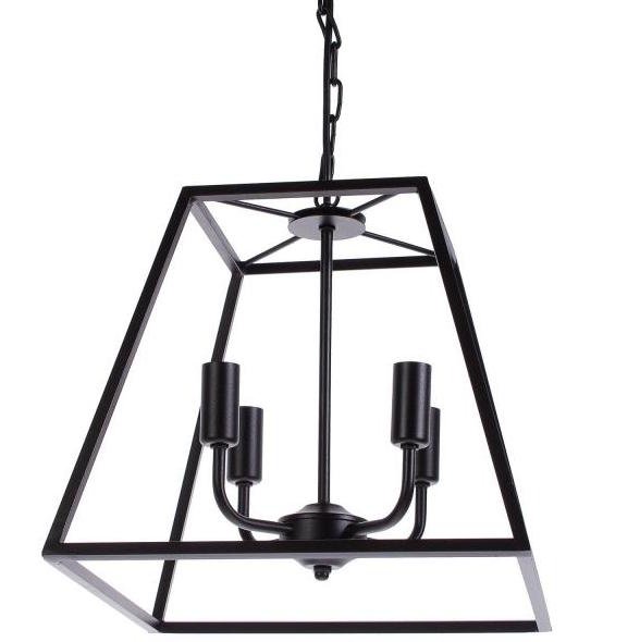 Подвесной светильник Loft Industrial Ortogonal Pendant Trapeze Черный Подвесной светильник Loft Industrial Ortogonal Pendant Trapeze Черный в Кирове | Loft Concept