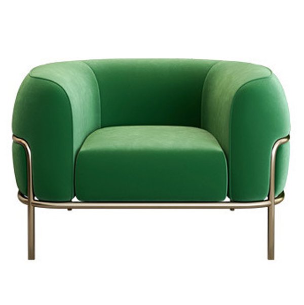 Кресло SOPHIE Armchair Зеленый Латунь Кресло SOPHIE Armchair Зеленый Латунь в Кирове | Loft Concept