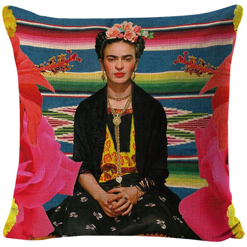 Декоративная подушка Frida Kahlo 6 Мульти Декоративная подушка Frida Kahlo 6 Мульти в Кирове | Loft Concept