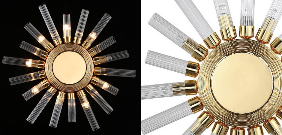 БРА Art Deco Sun Light Ceiling БРА Art Deco Sun Light Ceiling - Loft-Concept в Кирове