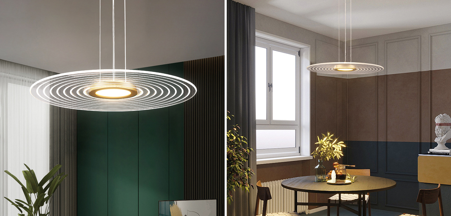 Люстра Glass Disc Chandelier - фото