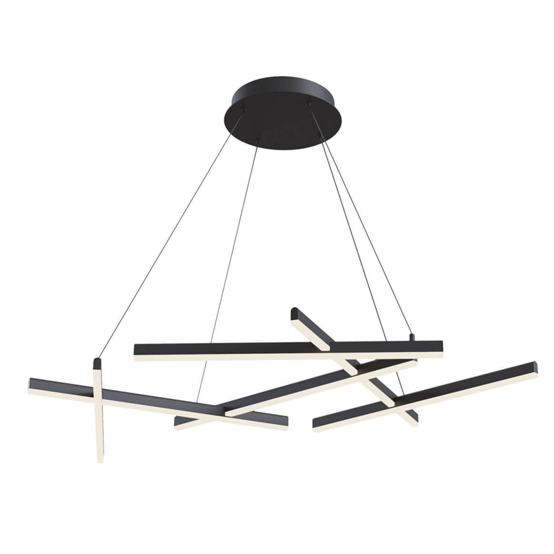 Люстра Smeragde Light Chandelier black Черный Люстра Smeragde Light Chandelier black Черный в Кирове | Loft Concept