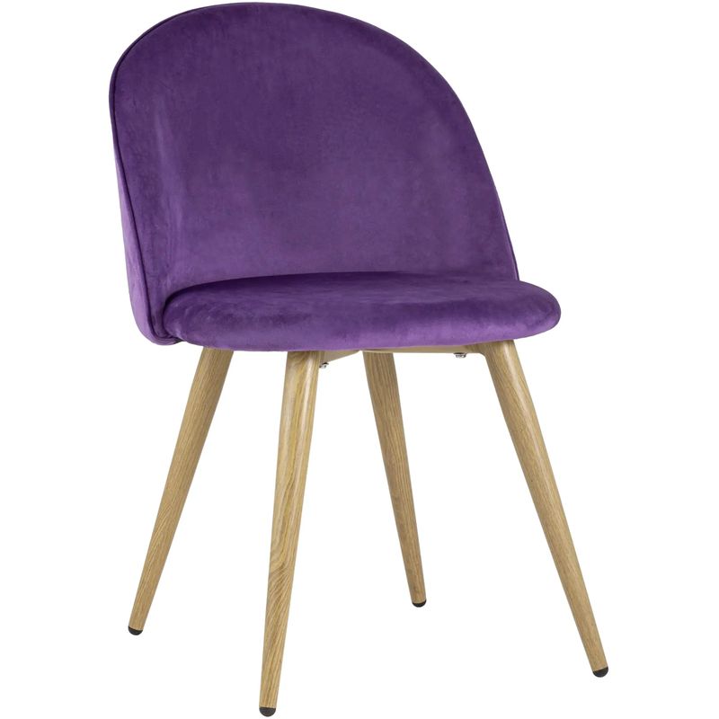 Стул Miruna Chair Спинка Ромбы Лиловый Велюр Лиловый Древесина Стул Miruna Chair Спинка Ромбы Лиловый Велюр Лиловый Древесина в Кирове | Loft Concept