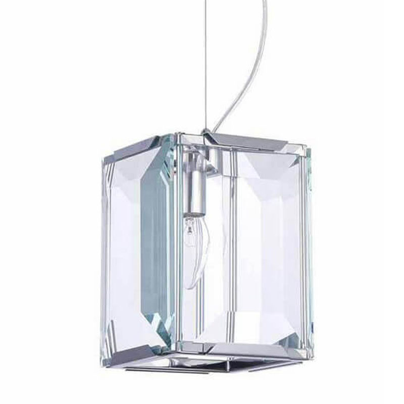 Подвесной светильник Harlow Crystal Square chrome Хром Подвесной светильник Harlow Crystal Square chrome Хром в Кирове | Loft Concept