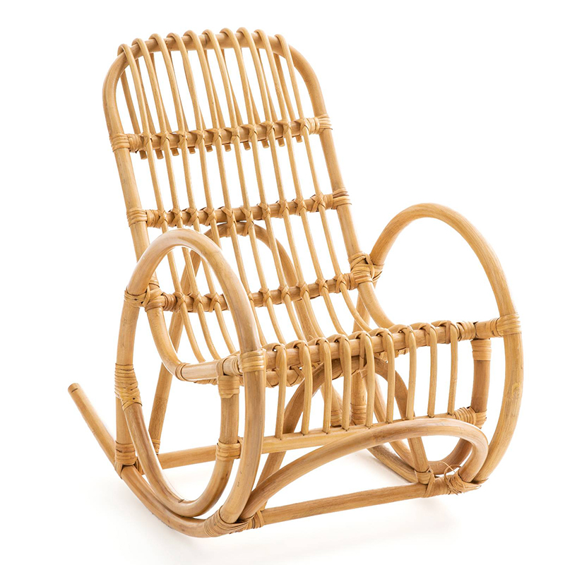 Детское кресло-качалка Wicker Baby Rocking Chair Бежевый Детское кресло-качалка Wicker Baby Rocking Chair Бежевый в Кирове | Loft Concept