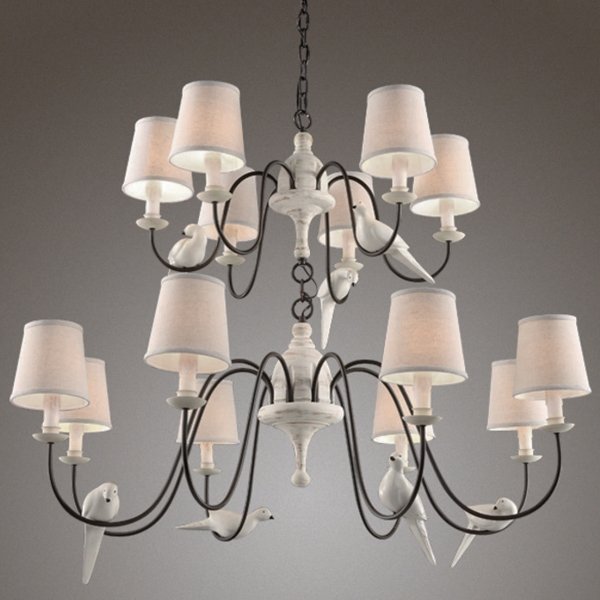 Люстра Norman Bird Large Chandelier ivory ( слоновая кость ) Люстра Norman Bird Large Chandelier ivory ( слоновая кость ) в Кирове | Loft Concept