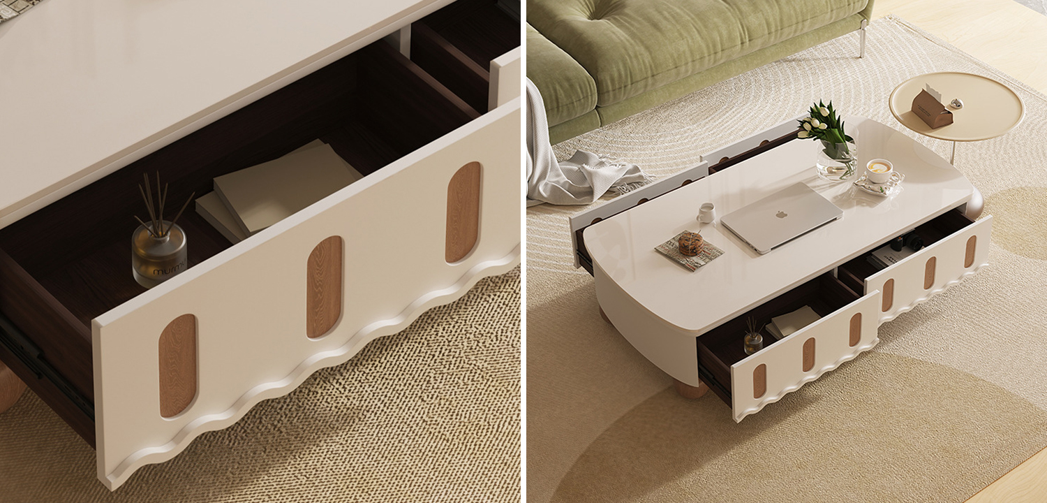 Кофейный стол Waves Wooden Forms Coffee Table - фото