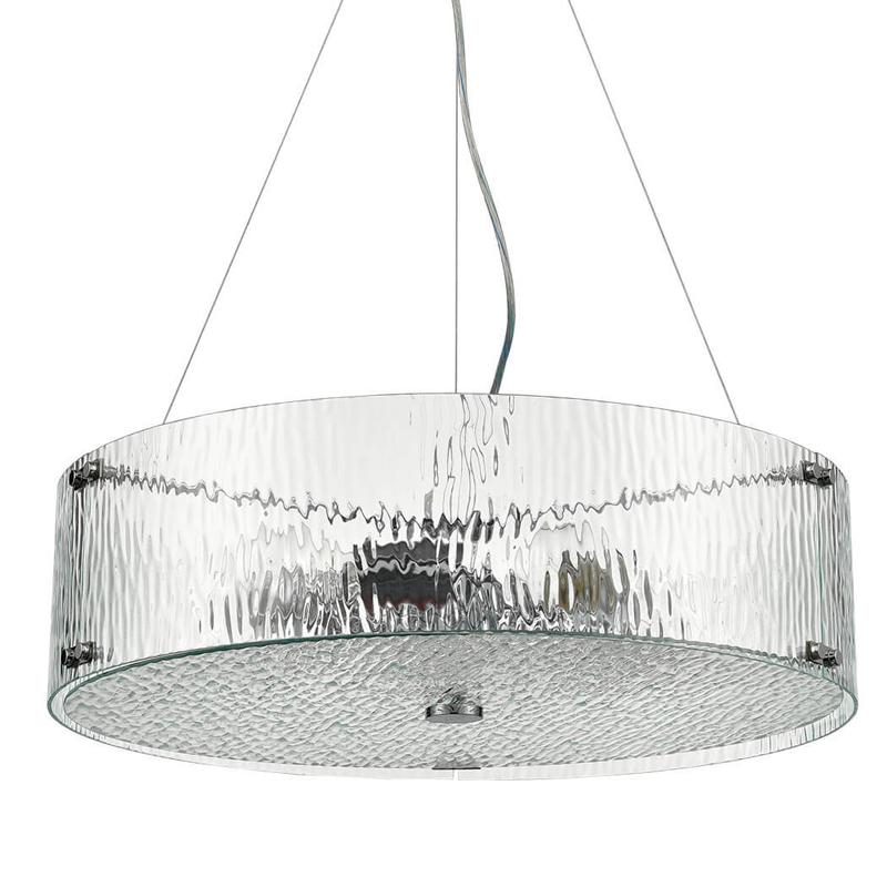 Люстра Rainy Glass Lamp D55 Прозрачный Хром Люстра Rainy Glass Lamp D55 Прозрачный Хром в Кирове | Loft Concept