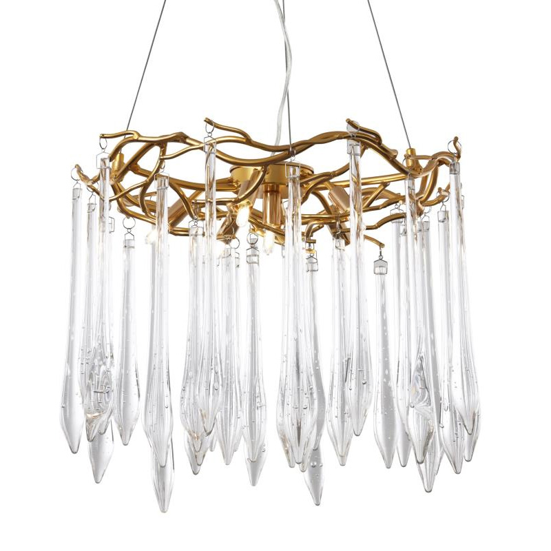 Люстра Crystal Rain Gold Золотой в Кирове | Loft Concept 