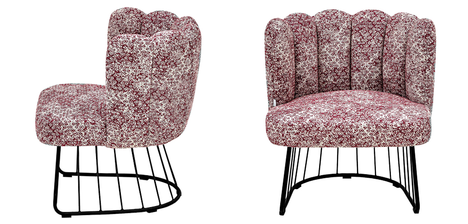 Кресло Noah Armchair cherry-white Кресло Noah Armchair cherry-white - Loft-Concept в Кирове