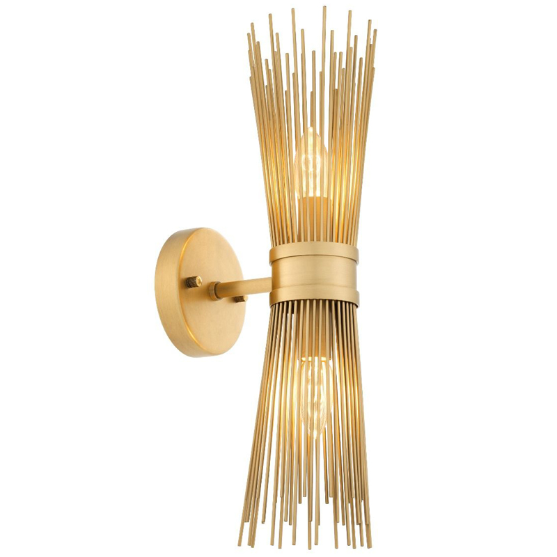 Бра Eichholtz Wall Lamp Romeo Double Латунь Античная полированная Бра Eichholtz Wall Lamp Romeo Double Латунь Античная полированная в Кирове | Loft Concept