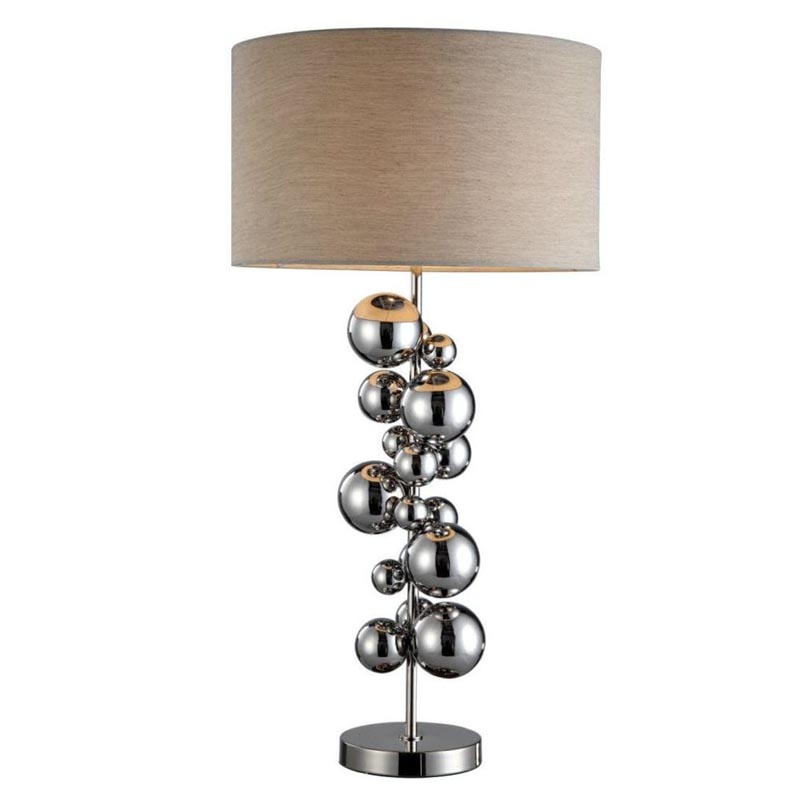 Настольная лампа Chrome Bubbles Table Lamp Темный хром Настольная лампа Chrome Bubbles Table Lamp Темный хром в Кирове | Loft Concept