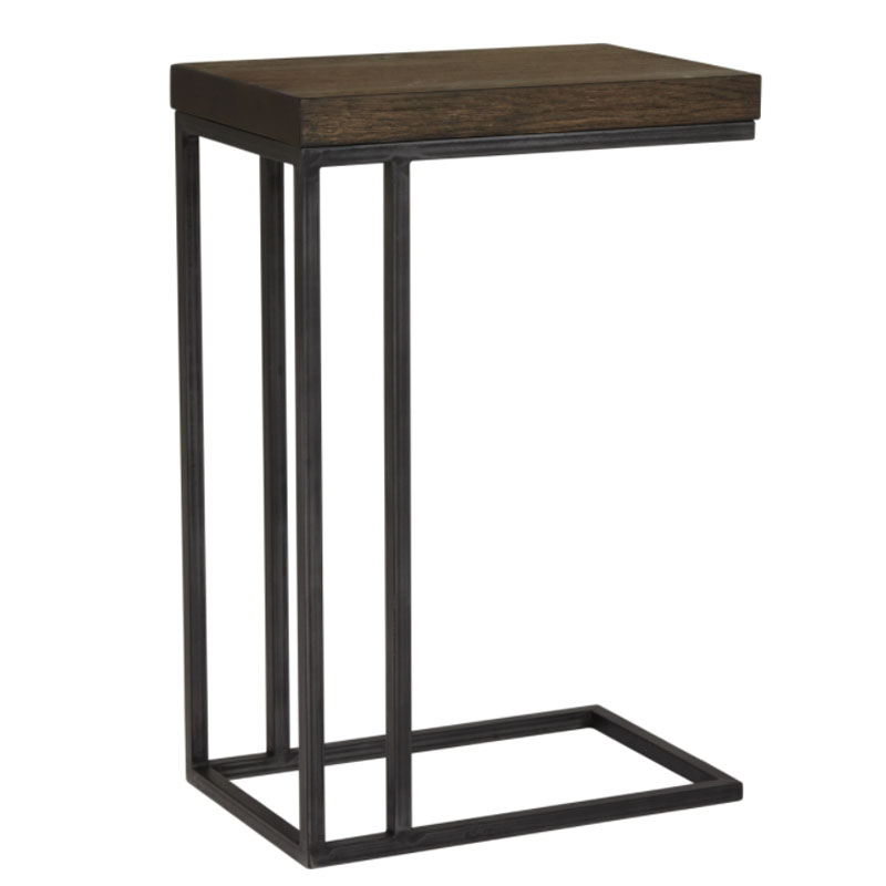 Приставной стол Industrial Oak Peyton Side Table Черный Приставной стол Industrial Oak Peyton Side Table Черный в Кирове | Loft Concept