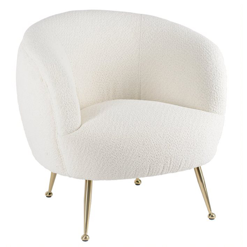 Кресло Monique Milky Boucle Молочный Кресло Monique Milky Boucle Молочный в Кирове | Loft Concept