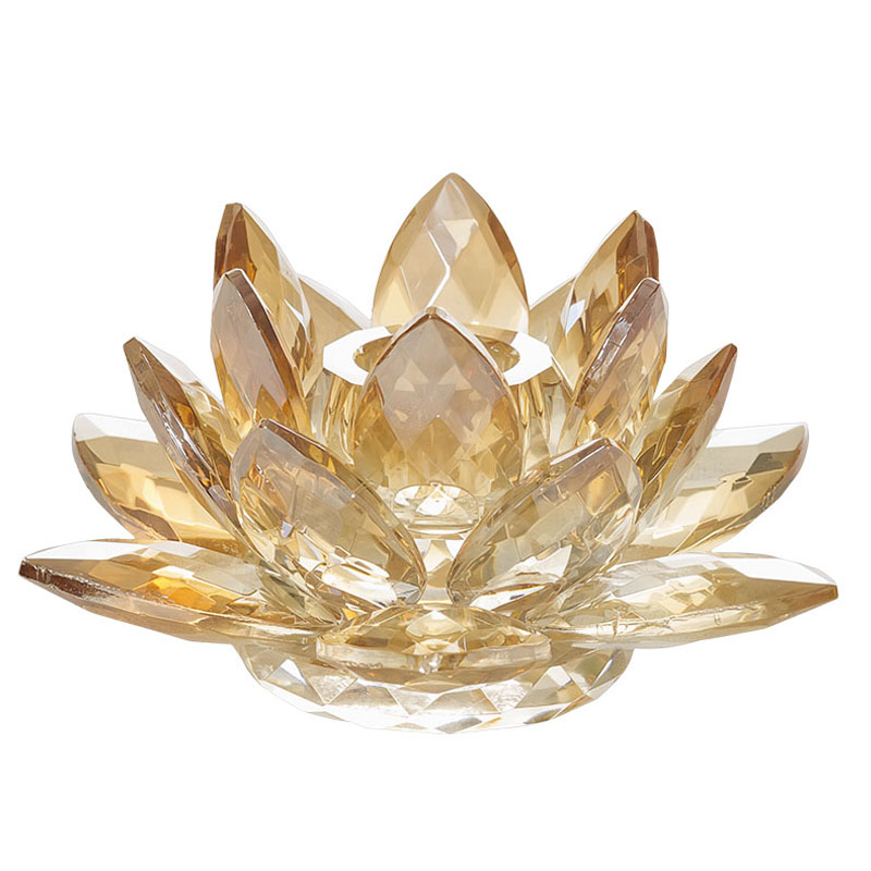 Подсвечник Crystal Lotus gold Подсвечник Crystal Lotus gold в Кирове | Loft Concept